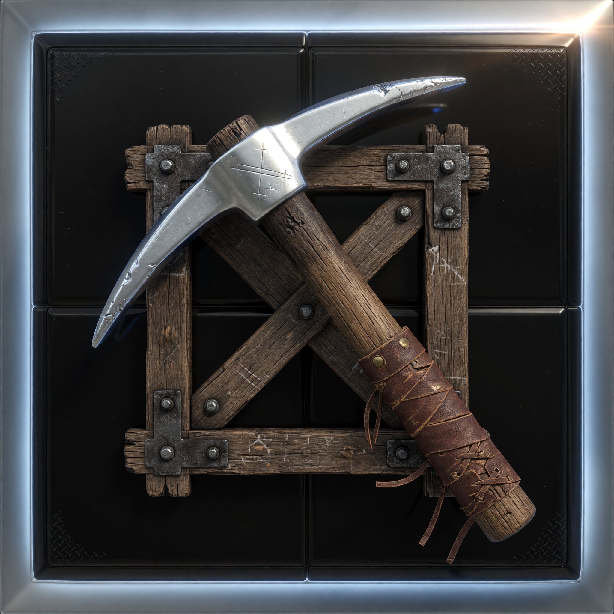 Silver Pickaxe symbol